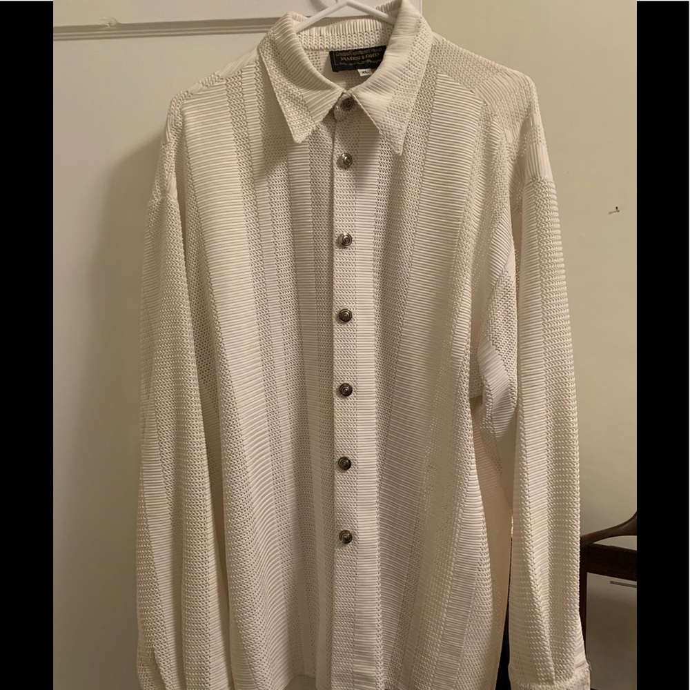 United Garment James Lord Pleated Lace Coat, XL